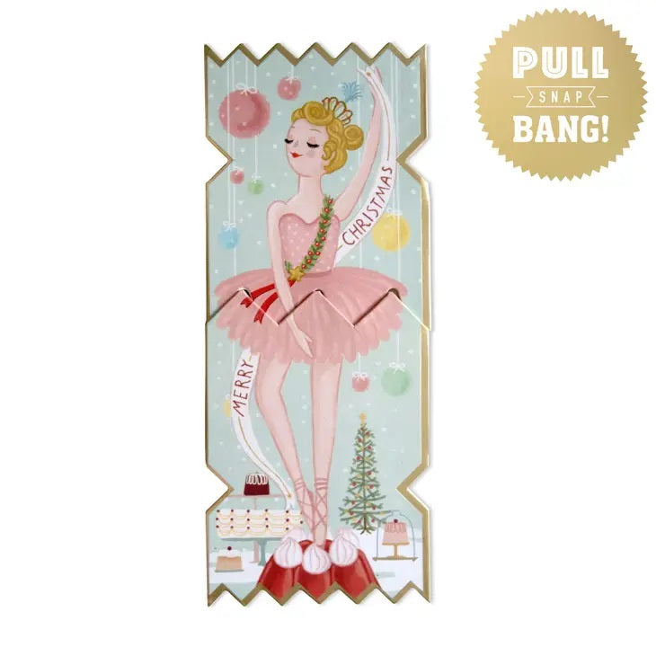 NUTCRACKER FAIRY CHRISTMAS CRACKER CARD