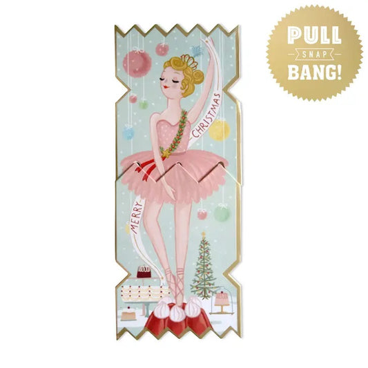 NUTCRACKER FAIRY CHRISTMAS CRACKER CARD