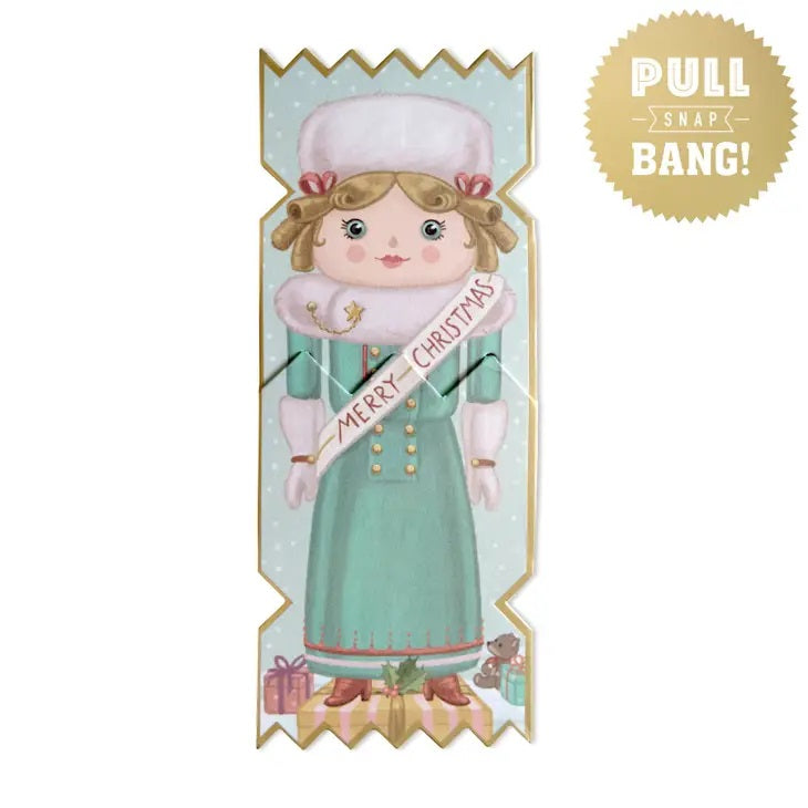 NUTCRACKER DOLL CHRISTMAS CRACKER CARD