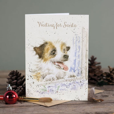 Waiting for Santa - Wrendale Design Christmas Card