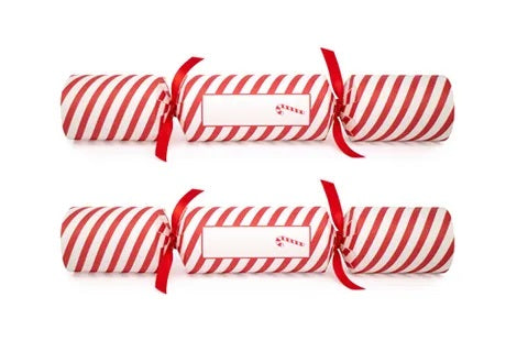 CANDY CANE CHRISTMAS CRACKERS 12PC