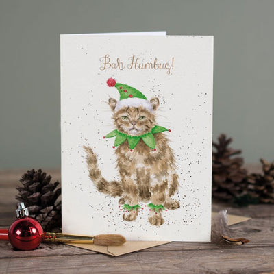 Bah Humbug! - Wrendale Design Christmas Card