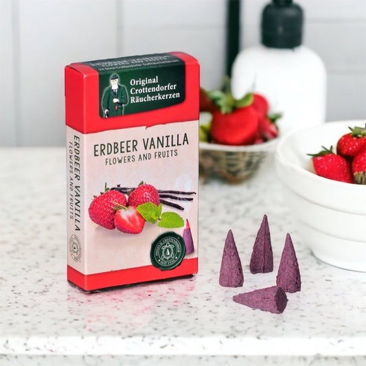 INCENSE CONES - STRAWBERRY VANILLA 24 PIECES