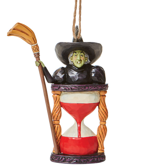 JIM SHORE WIZARD OF OZ - WICKED WITCH HOURGLASS HANGING ORNAMENT 6008314