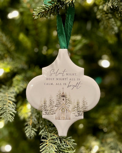 SILENT NIGHT HANGING ORNAMENT CHDTLPA-1