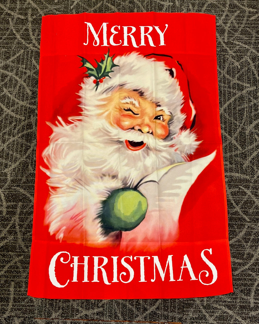 MERRY CHRISTMAS SANTA FLAG M070282