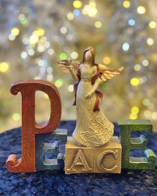 PEACE ANGEL BLOCK SIGN CHFIGR-351