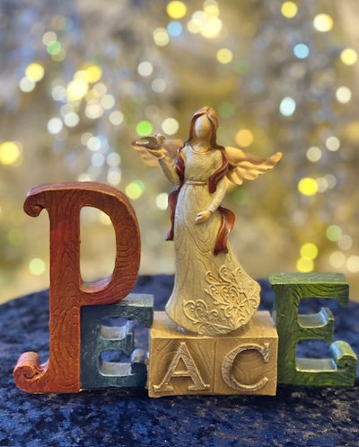 PEACE ANGEL BLOCK SIGN CHFIGR-351