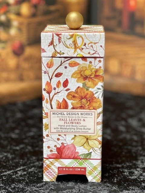 FALL LEAVES & FLOWERS HAND & BODY LOTION LOT364