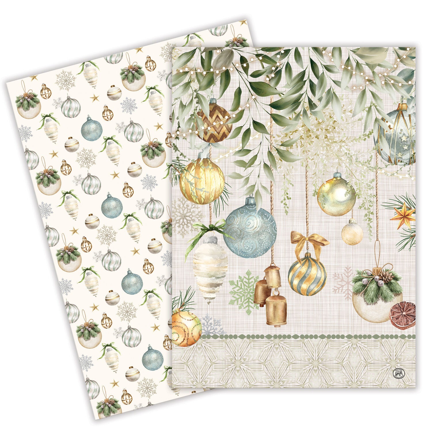 PEACE ON EARTH SET OF 2 LARGE TEA TOWELS TOWS445