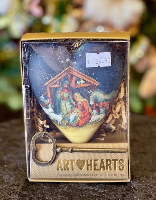 ART HEART CHRISTMAS - O HOLY NIGHT NATIVITY