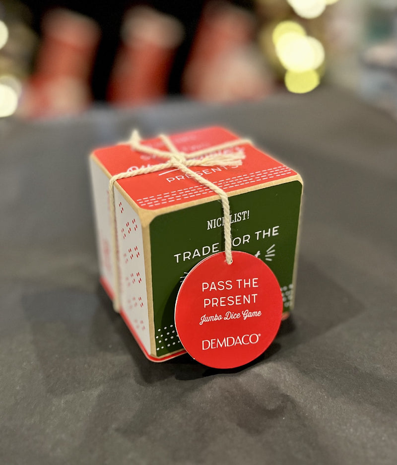 PASS THE PRESENT JUMBO DICE GAME