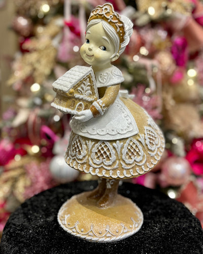 GINGERBREAD BAKING MRS CLAUS HOS25-3022               