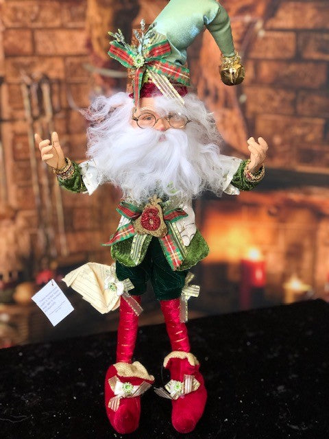 MARK ROBERTS NORTH POLE MEDIUM - SIX GEESE LAYING ELF 