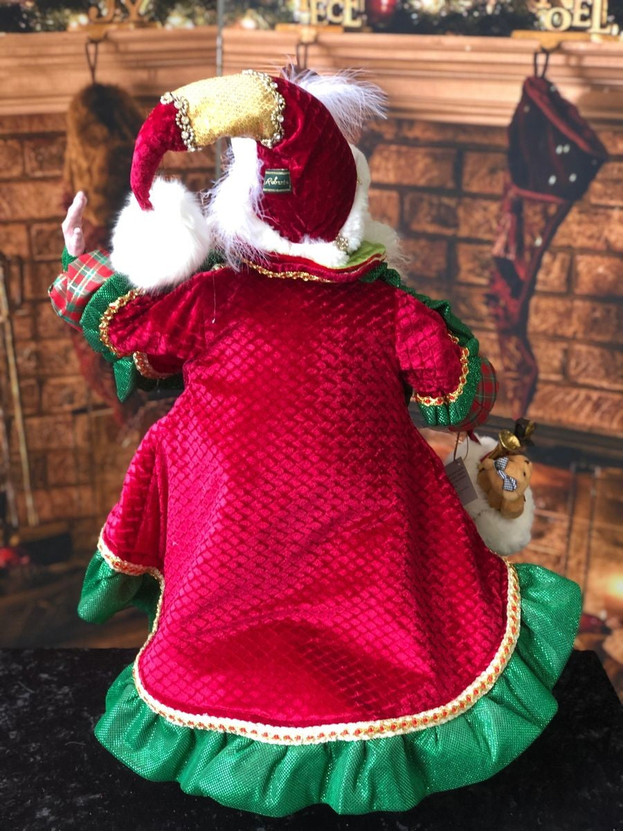 MARK ROBERTS SANTA - SANTA WITH STOCKING 51-05706