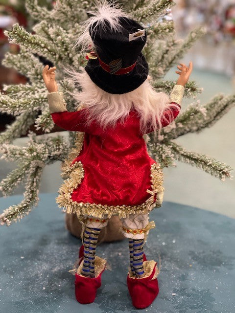 MARK ROBERTS NORTH POLE MEDIUM ELF 19INCH 10 LORDS A LEAPING 51-23822