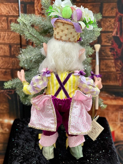 MARK ROBERTS MEDIUM EASTER EGG PAINTER ELF 51-23114