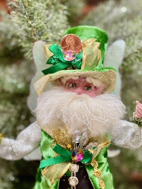 MARK ROBERTS SMALL FAIRY LUCKY CLOVER 51-23172