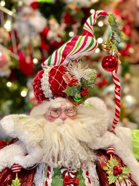 MARK ROBERTS CANDY CANE SANTA