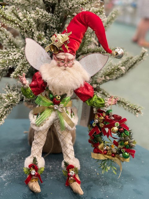 MARK ROBERTS LARGE FAIRY 19IN CHRISTMAS WREATH 51-24024