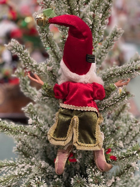 MARK ROBERTS SMALL ELF 11INCH HOLLY & IVY 51-23686