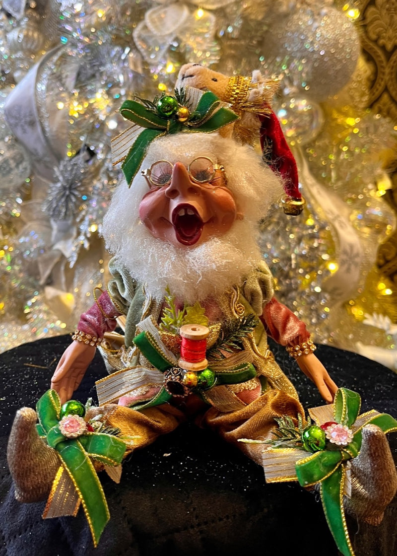 MARK ROBERTS TEDDY BEAR SMALL ELF 51-58568