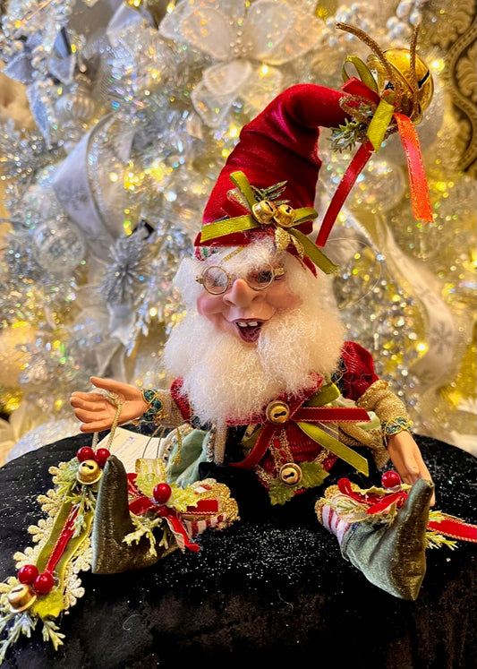 MARK ROBERTS MINGLE & JINGLE SMALL ELF 51-58558