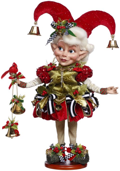 MARK ROBERTS - Medium Holly Belle Elf on Base 51-64104