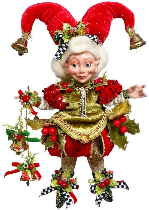 MARK ROBERTS - Small Holly Belle Elf on Base 51-64102