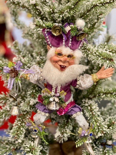 MARK ROBERTS SILVER BELLS SMALL ELF 51-37570