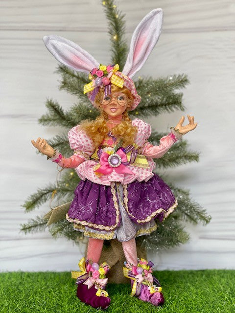 MARK ROBERTS MEDIUM ELFIN 18IN EASTER BONNET GIRL 51-37158