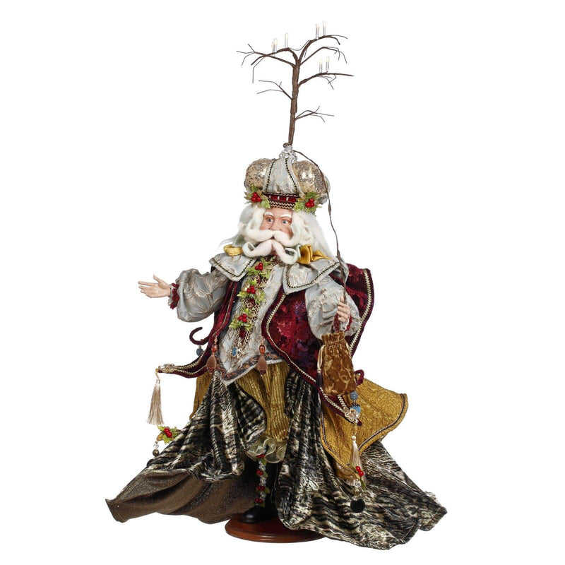 MARK ROBERTS MAISON DU SOLEIL - SANTA FANTASIA WITH LED HAT 51-45362