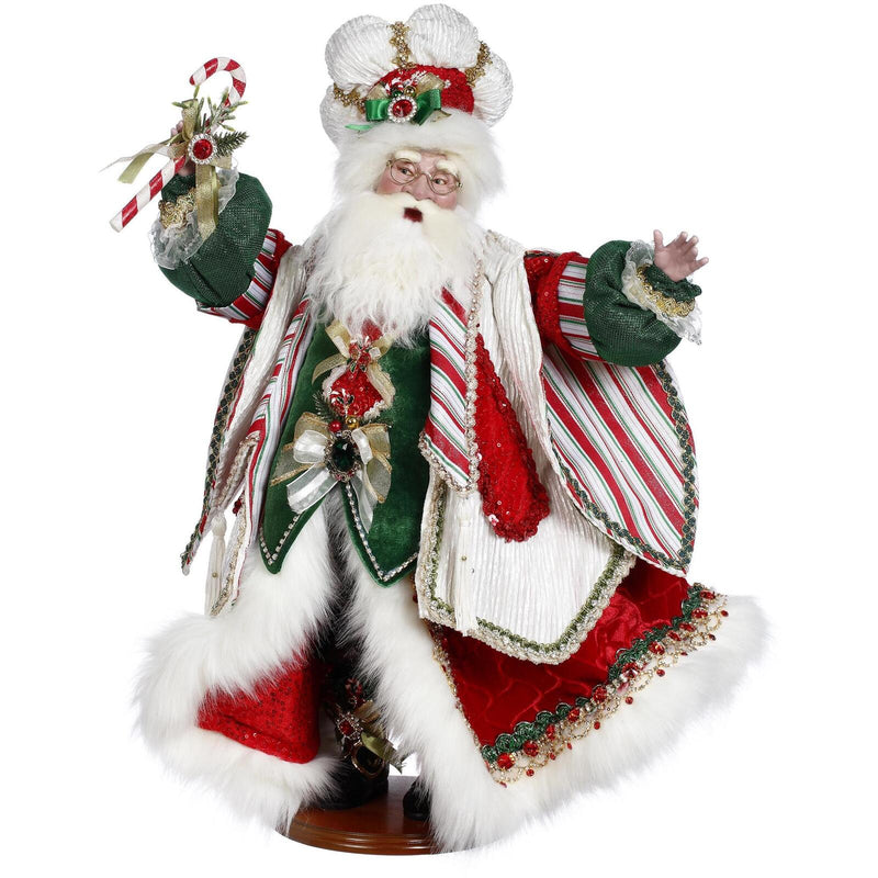 MARK ROBERTS 24 INCH CANDYCANE SANTA 51-44934