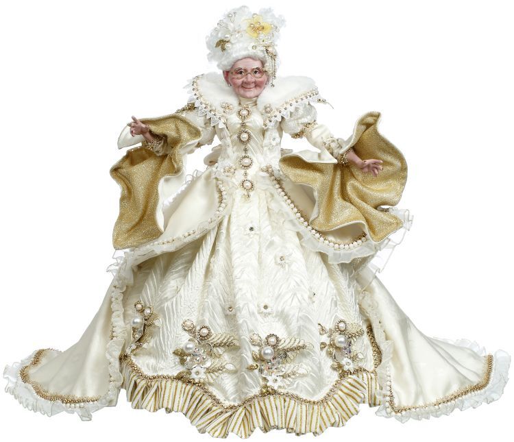 MARK ROBERTS - SNOW AND PEARLS MRS CLAUS 51-58698