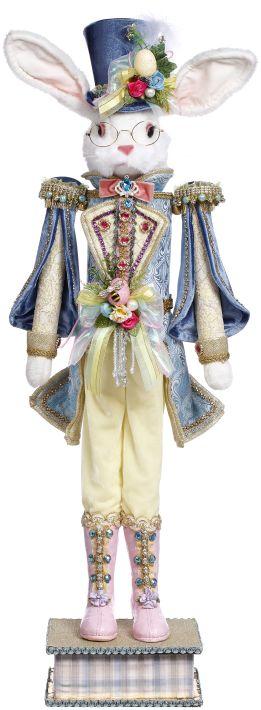 MARK ROBERTS - MEDIUM BUNNY NUTCRACKER YELLOW 51-63914