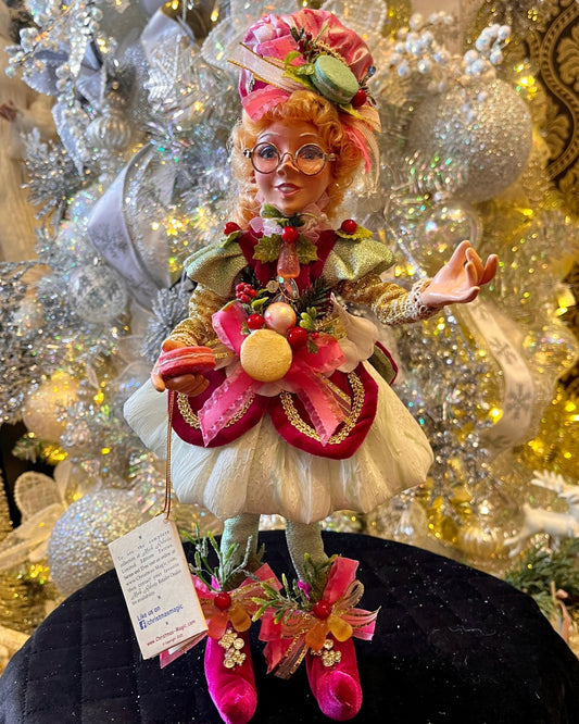 MARK ROBERTS NORTH POLE SMALL PRETTY IN PINK GIRL ELF 51-58636