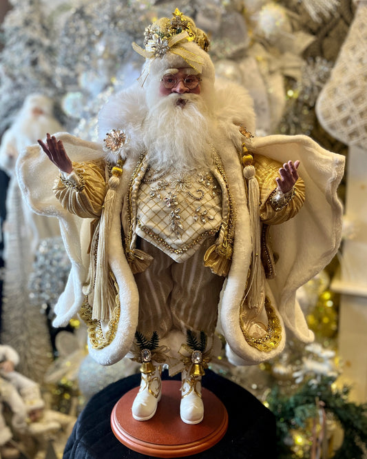 MARK ROBERTS - SNOW AND PEARLS SANTA 51-58660