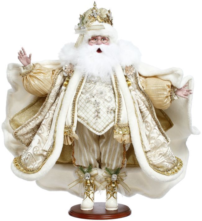 MARK ROBERTS - SNOW AND PEARLS SANTA 51-58660