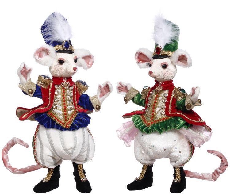 MARK ROBERTS - NUTCRACKER SET OF 2 MICE 51-64464