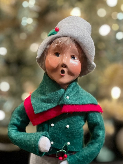 BYERS' CHOICE BELL FAMILY BOY