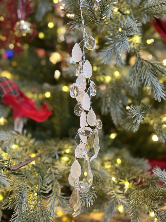 Crystal Drop Ornament Clear 839182