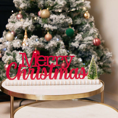 MERRY CHRISTMAS SHELF SIGN JX6176