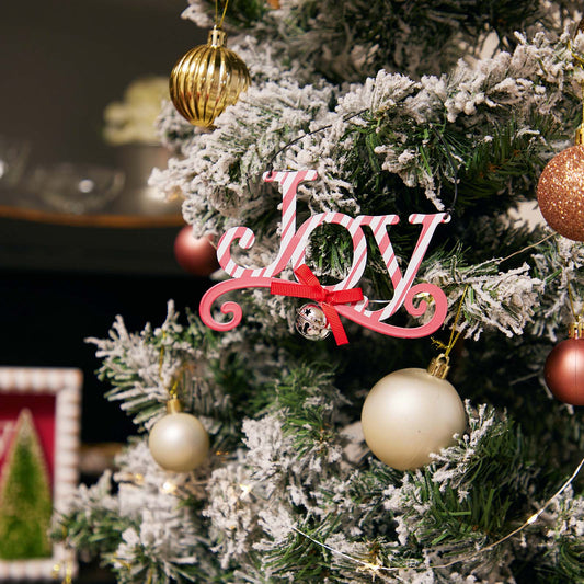 JOY METAL HANGING ORNAMENT WITH BELL JX6194