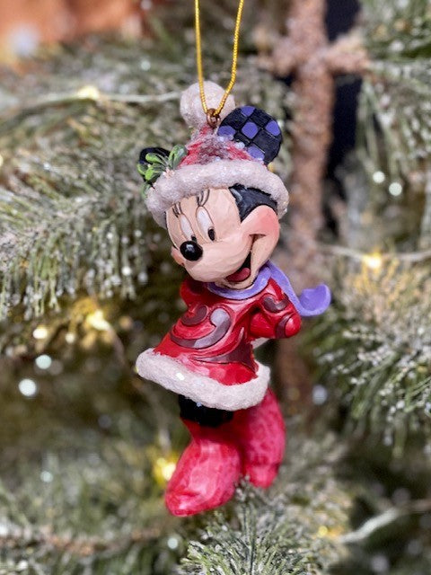 JIM SHORE DISNEY TRADITIONS SUGAR COATED MINNIE MOUSE HANGING ORNAMENT A28240
