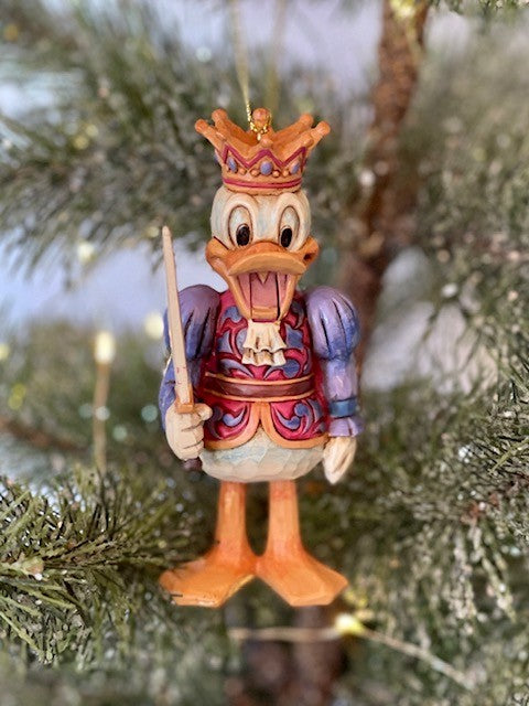 DISNEY TRADITIONS 9CM DONALD NUTCRACKER HANGING ORNAMENT A29383