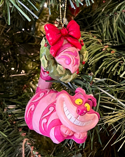 JIM SHORE HWC - DISNEY TRADITIONS CHESHIRE CAT HANGING ORNAMENT A30358