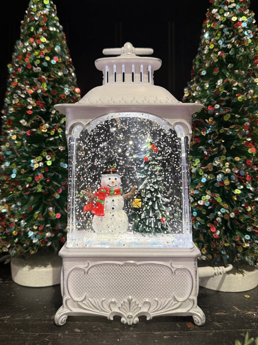GLITTER LANTERN - Enchanted Snowman 501B