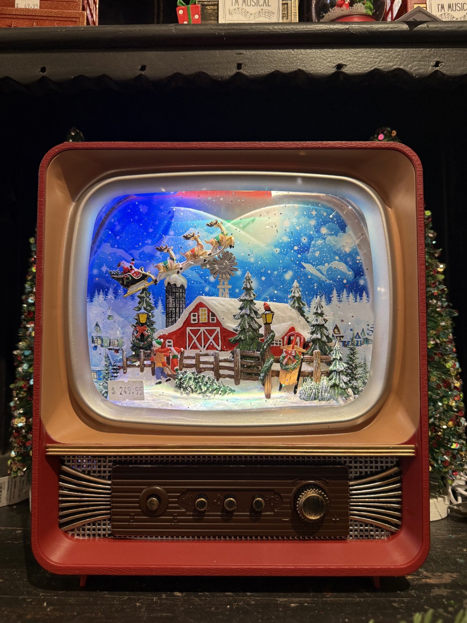GLITTER LANTERN - Retro Television Barn 6