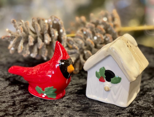 LANG CARDINAL SALT AND PEPPER SET