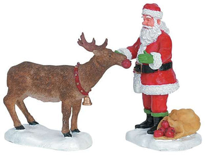 LEMAX VILLAGE - REINDEER TREATS SET OF 2 62226